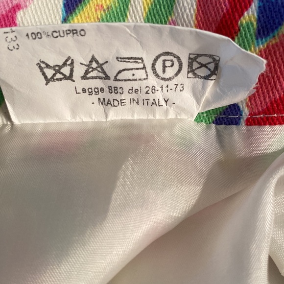 AGNONA Italy Vibrant Abstract Brushstroke Print Pencil Midi Skirt - 8 - 44 - EUC - Picture 13 of 15